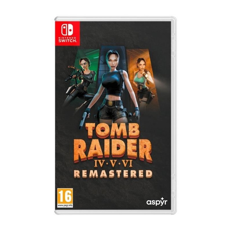 Tomb Raider IV-VI Remastered Starring Lara Croft - Jeu Nintendo Switch Tomb Raider IV-VI Remastered Starring Lara Croft - Jeu Nintendo Switch