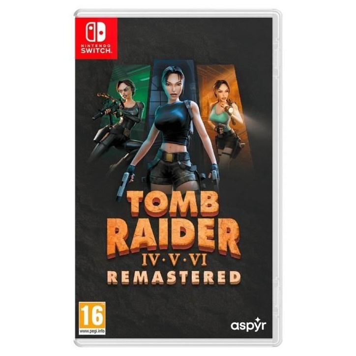 Tomb Raider IV-VI Remastered Starring Lara Croft - Jeu Nintendo Switch