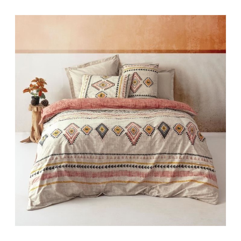 Parure de lit - 1 housse de couette 220 x 240 cm + 2 taies d'oreiller Parure de lit - 1 housse de couette 220 x 240 cm + 2 taies d'oreiller