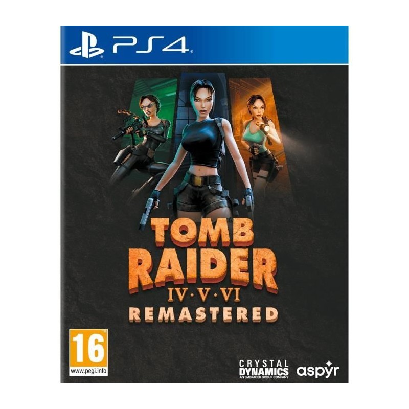 Tomb Raider IV-VI Remastered Starring Lara Croft - Jeu PS4