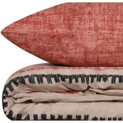 Parure de lit - 1 housse de couette 220 x 240 cm + 2 taies d'oreiller