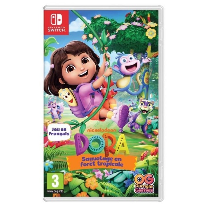 Dora™ : Sauvetage en foret tropicale - Jeu Nintendo Switch Dora™ : Sauvetage en foret tropicale - Jeu Nintendo Switch