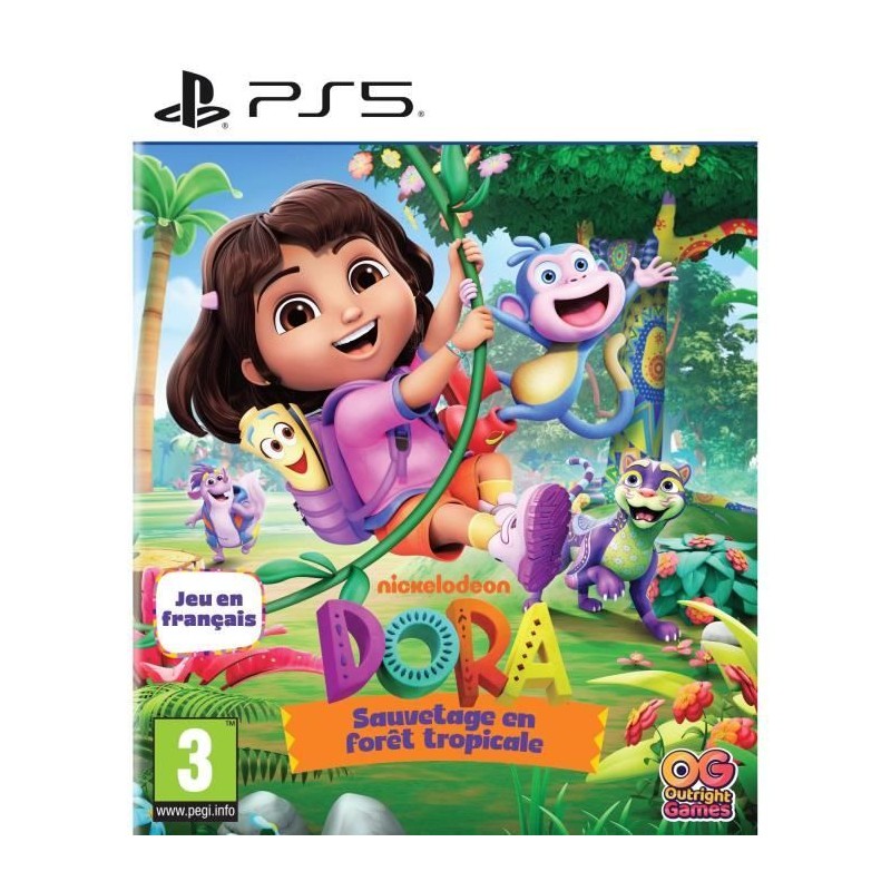 Dora™ : Sauvetage en foret tropicale - Jeu PS5 Dora™ : Sauvetage en foret tropicale - Jeu PS5