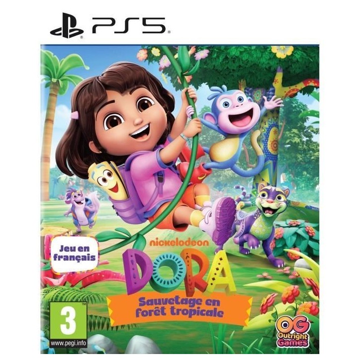 Dora™ : Sauvetage en foret tropicale - Jeu PS5 Dora™ : Sauvetage en foret tropicale - Jeu PS5