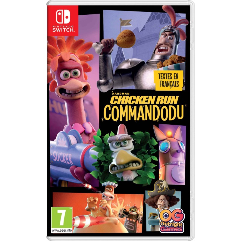 Chicken Run: Commandodu - Jeu Nintendo Switch Chicken Run: Commandodu - Jeu Nintendo Switch