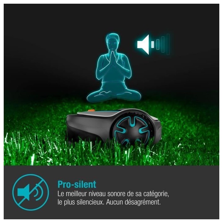 Tondeuse robot connectée Bluetooth GARDENA SILENO Minimo 500 (15202-26 )- 500m²