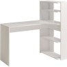 Bureau d'angle contemporain PARISOT JUNE - Blanc - L 122 cm - 1 platea