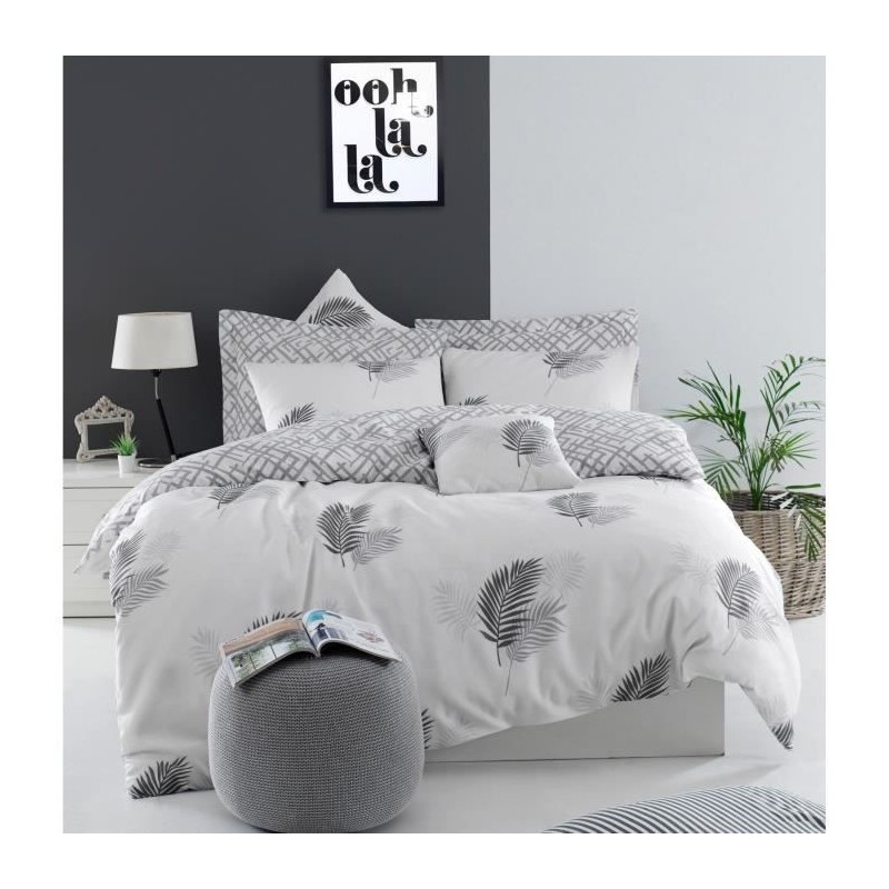 Parure de lit - 1 housse de couette 220 x 240 cm + 2 taies d'oreiller Parure de lit - 1 housse de couette 220 x 240 cm + 2 taies d'oreiller