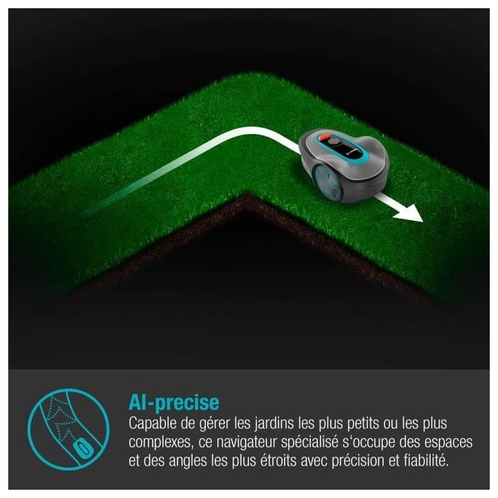 Tondeuse robot connectée Bluetooth GARDENA SILENO Minimo 500 (15202-26 )- 500m²