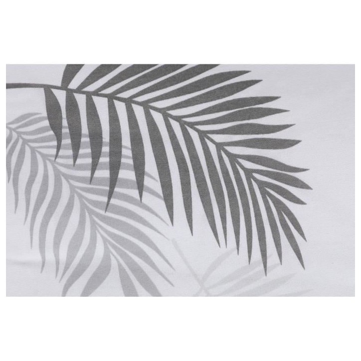 Parure de lit - 1 housse de couette 220 x 240 cm + 2 taies d'oreiller 60 x 60 cm - 65% coton, 35% polyester - Gris