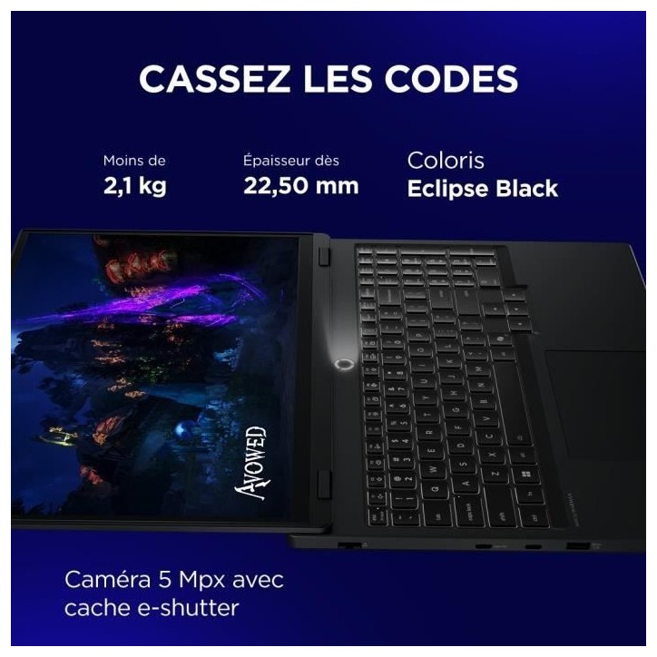 PC portable Gamer LENOVO Legion 5 15IRX10 | Windows 11 - 15,3 165hz IPS - Core i7-13650HX - RTX 5070 115W - 32 Go - 512 Go PC portable Gamer LENOVO Legion 5 15IRX10 | Windows 11 - 15,3 165hz IPS - Core i7-13650HX - RTX 5070 115W - 32 Go - 512 Go