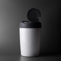 Tommee Tippee Poubelle a Couches Simplee +1 recharge - Grise et Blanch
