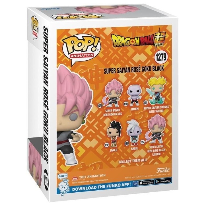 Figurine Funko Pop! - Animation Dragon Ball Super - Super Saiyan Rosé Goku Black - 1 279 Figurine Funko Pop! - Animation Dragon Ball Super - Super Saiyan Rosé Goku Black - 1 279