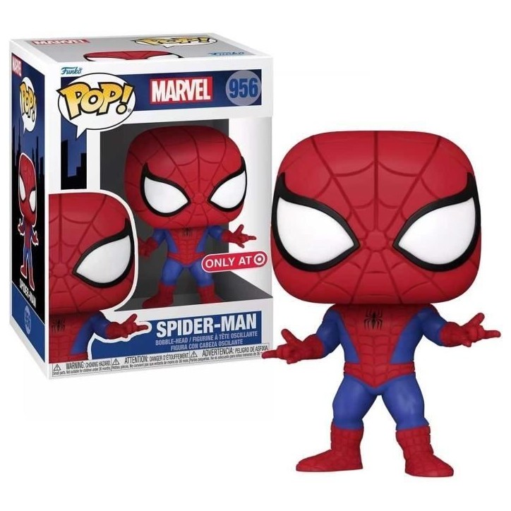Figurine Funko Pop! Marvel : Spider-Man – Tete oscillante 956 Figurine Funko Pop! Marvel : Spider-Man – Tete oscillante 956