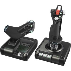 Joystick - Filaire - Logitech G - X52 Pro Flight Control Panel - Compa