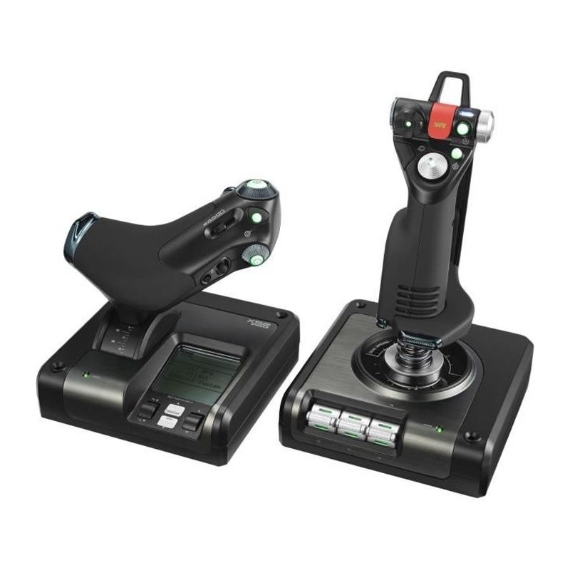 Joystick - Filaire - Logitech G - X52 Pro Flight Control Panel - Compa Joystick - Filaire - Logitech G - X52 Pro Flight Control Panel - Compa