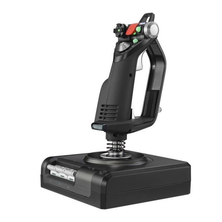 Joystick - Filaire - Logitech G - X52 Pro Flight Control Panel - Compatible PC - Noir