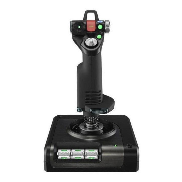 Joystick - Filaire - Logitech G - X52 Pro Flight Control Panel - Compatible PC - Noir