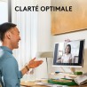 Webcam - Full HD 1080p - Logitech - Brio 100 - Microphone intégré -