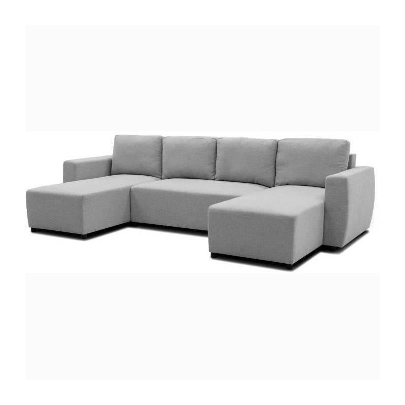 Canapé d'angle convertible panoramique PHARELL 5/6 places - Tissu sou Canapé d'angle convertible panoramique PHARELL 5/6 places - Tissu sou