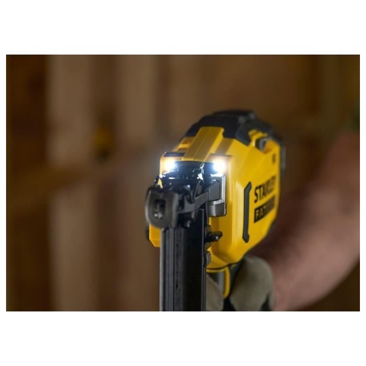 Cloueur de finition sans fil - 18V - Stanley Fatmax - SFMCN616B-XJ - Clous 25 a 64 mm - Sans batterie Cloueur de finition sans fil - 18V - Stanley Fatmax - SFMCN616B-XJ - Clous 25 a 64 mm - Sans batterie