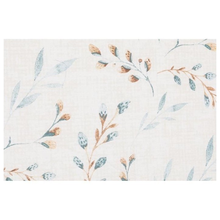 Parure de lit - 1 housse de couette 220 x 240 cm + 2 taies d'oreiller 60 x 60 cm - 100% coton renforcé - Menthe