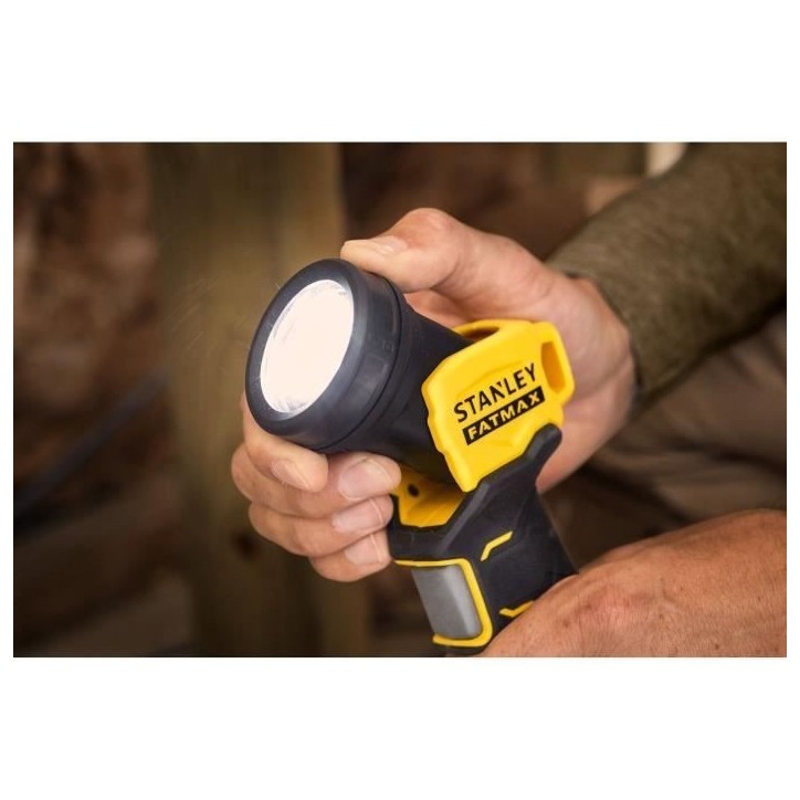 Lampe torche - Stanley Fatmax - SFMCL020B-XJ - 3 LED - 18V - 140 lumens - Tete pivotante - Sans batterie