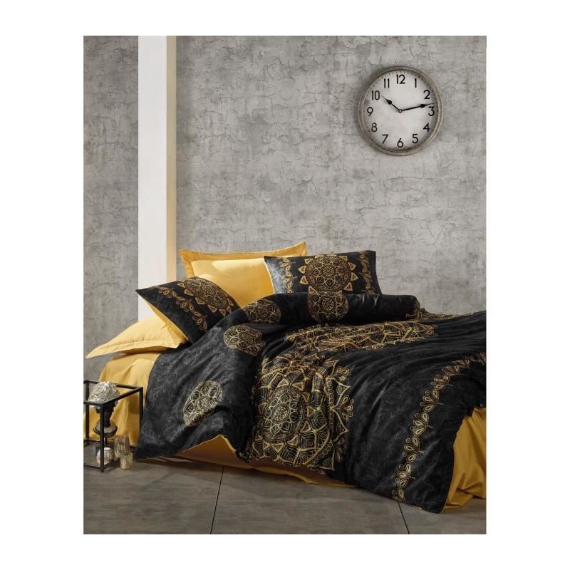 Parure de lit - 1 housse de couette 220 x 240 cm + 2 taies d'oreiller Parure de lit - 1 housse de couette 220 x 240 cm + 2 taies d'oreiller