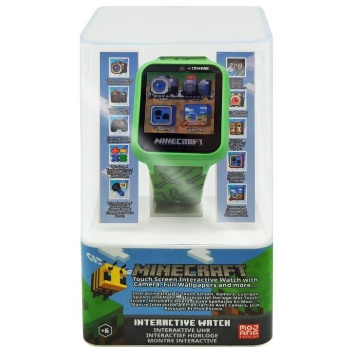 Montre interactive - KIDS LICENSING - MIN4045 - Multifonctions - Caméra selfie - Jeux intégrés Montre interactive - KIDS LICENSING - MIN4045 - Multifonctions - Caméra selfie - Jeux intégrés