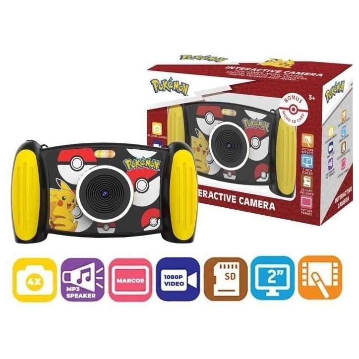 Caméra Interactive Pokemon - KIDS LICENSING - POKC3000 Caméra Interactive Pokemon - KIDS LICENSING - POKC3000