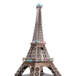 Maquette 3D - EXPLORA - Tour Eiffel - Lumineuse LED - 84 pieces - a mo