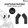 Adaptateurs universels cosy - HAUCK - Pour poussette TRAVEL N CARE / P