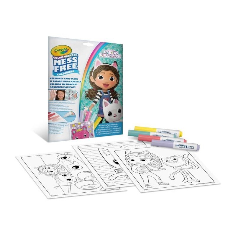 Foldalope Color Wonder - CRAYOLA - Gabby et la Maison Magique - Des 3 Foldalope Color Wonder - CRAYOLA - Gabby et la Maison Magique - Des 3