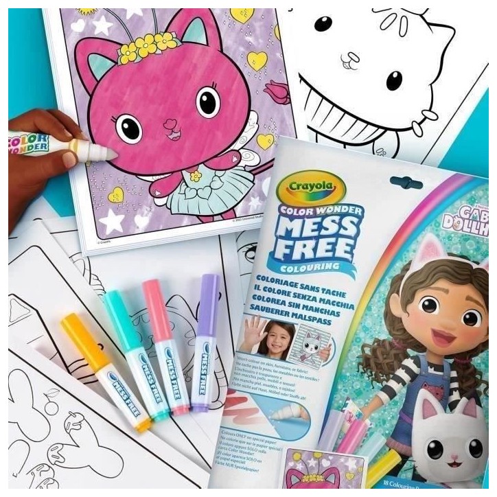 Foldalope Color Wonder - CRAYOLA - Gabby et la Maison Magique - Des 3 ans Foldalope Color Wonder - CRAYOLA - Gabby et la Maison Magique - Des 3 ans
