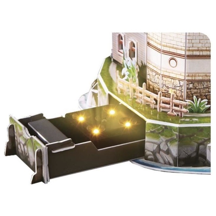 Kit modélisme 3D - EXPLORA SCIENCES - Puzzle Phare - 72 pieces - a partir de 8 ans - Facile a assembler