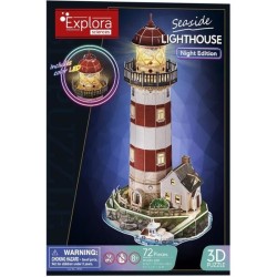 Kit modélisme 3D - EXPLORA SCIENCES - Puzzle Phare - 72 pieces - a pa