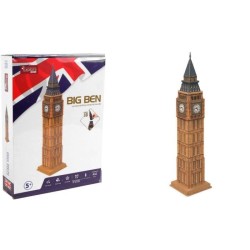 Puzzle 3D - EXPLORA - Big Ben - 44 pieces - Des 5 ans - Facile a assem
