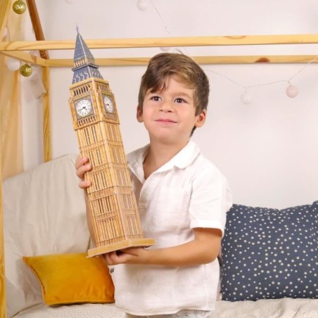 Puzzle 3D - EXPLORA - Big Ben - 44 pieces - Des 5 ans - Facile a assembler