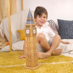 Puzzle 3D - EXPLORA - Big Ben - 44 pieces - Des 5 ans - Facile a assem