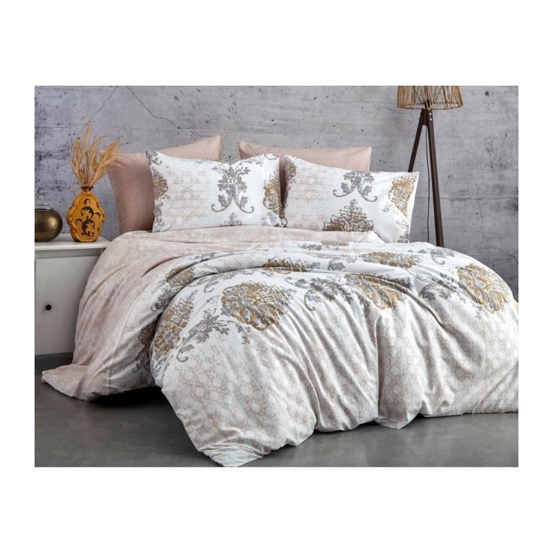 Parure de lit - 1 housse de couette 220 x 240 cm + 2 taies d'oreiller