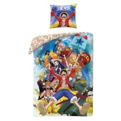 Parure de lit - ONE PIECE - Luffy et son équipage III - Microfibre -
