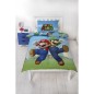 Parure de lit - MARIO BROS - Mario et Luigi - Microfibre - 1 housse de couette 140 x 200 cm + 1 taie 63 x 63 cm