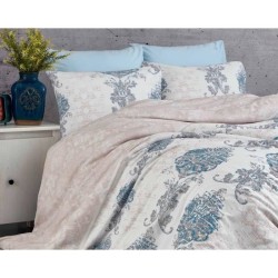 Parure de lit - 1 housse de couette 220 x 240 cm + 2 taies d'oreiller