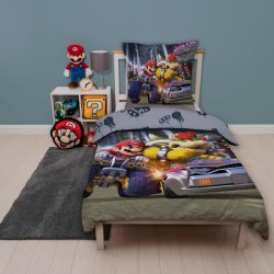 Parure de lit - MARIO BROS - Mario vs Bowser - Microfibre - 1 housse d