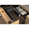 ODYSSEE Lit coffre adulte - 140x190 / 200 cm - Avec coffre relevable -