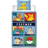 Parure de lit réversible - POKEMON - Battle - Microfibre - 1 housse d Parure de lit réversible - POKEMON - Battle - Microfibre - 1 housse d
