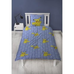 Parure de lit réversible - POKEMON - Battle - Microfibre - 1 housse d