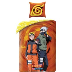 Parure de lit - NARUTO - Naruto et Kakashi - Microfibre - 1 housse de