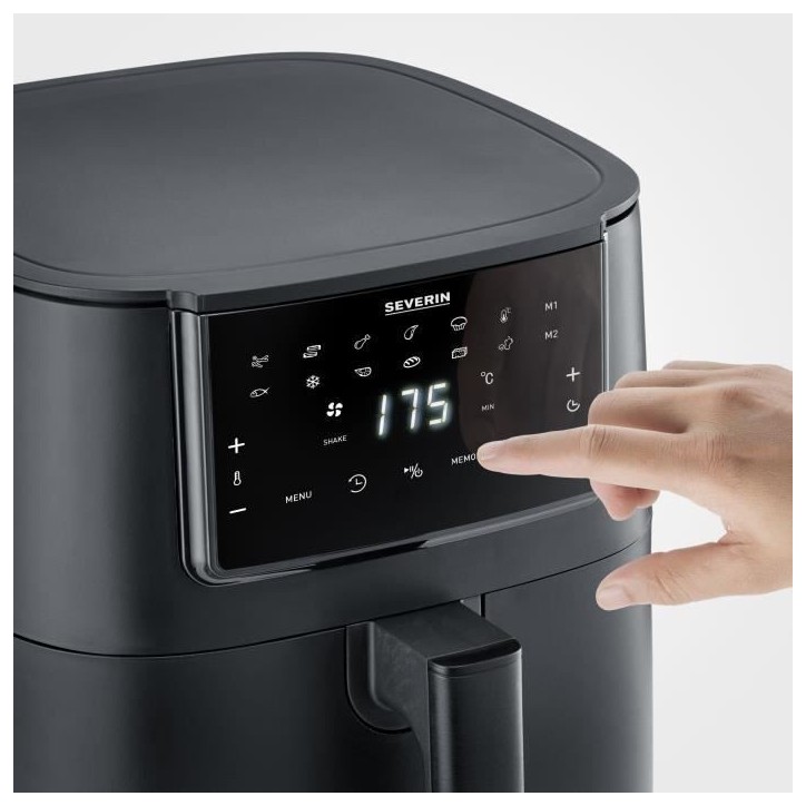 Friteuse sans huile SEVERIN - Airfryer FR2462 - Capacité 7L - 11 programmes - 1700W
