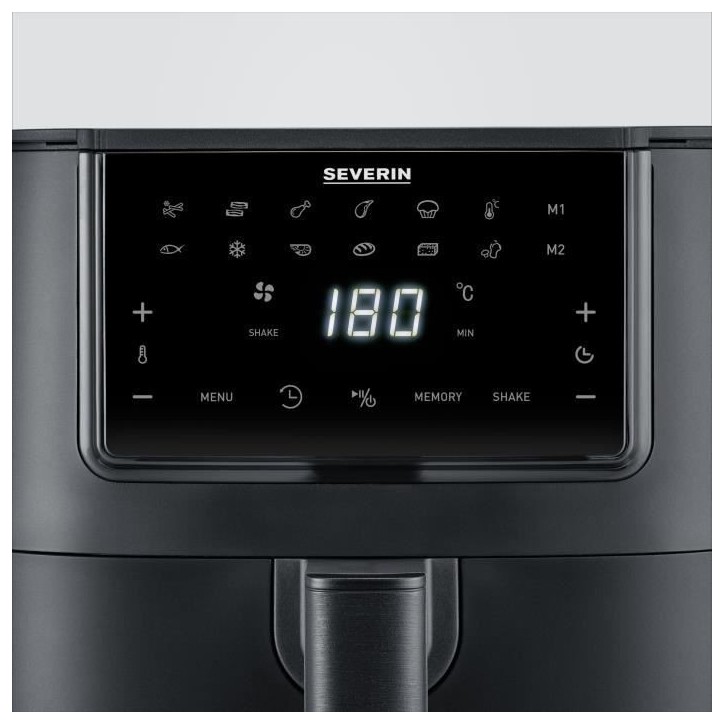 Friteuse sans huile SEVERIN - Airfryer FR2462 - Capacité 7L - 11 programmes - 1700W